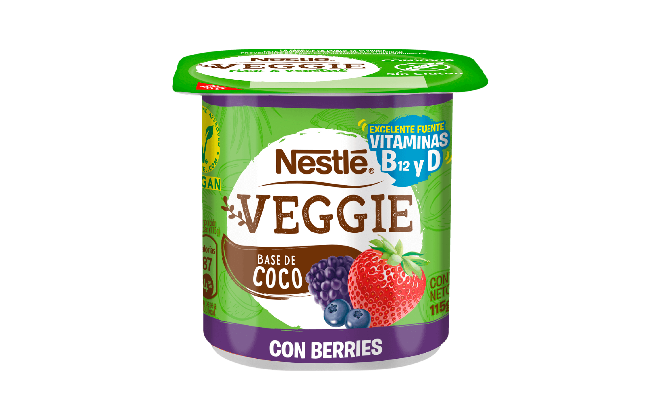 NESTLÉ® Veggie Coco Berries | Yogurt y postres